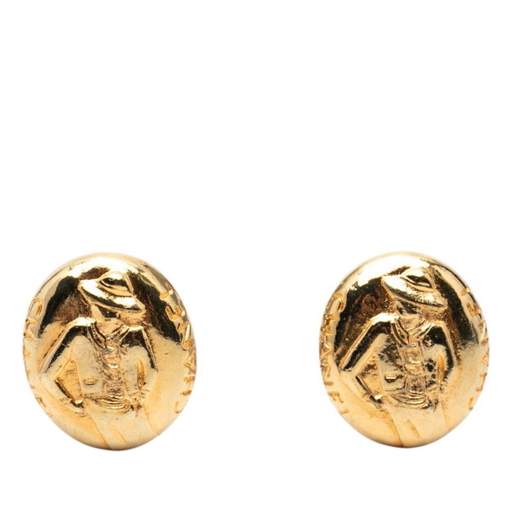 CHANEL Gold Earrings